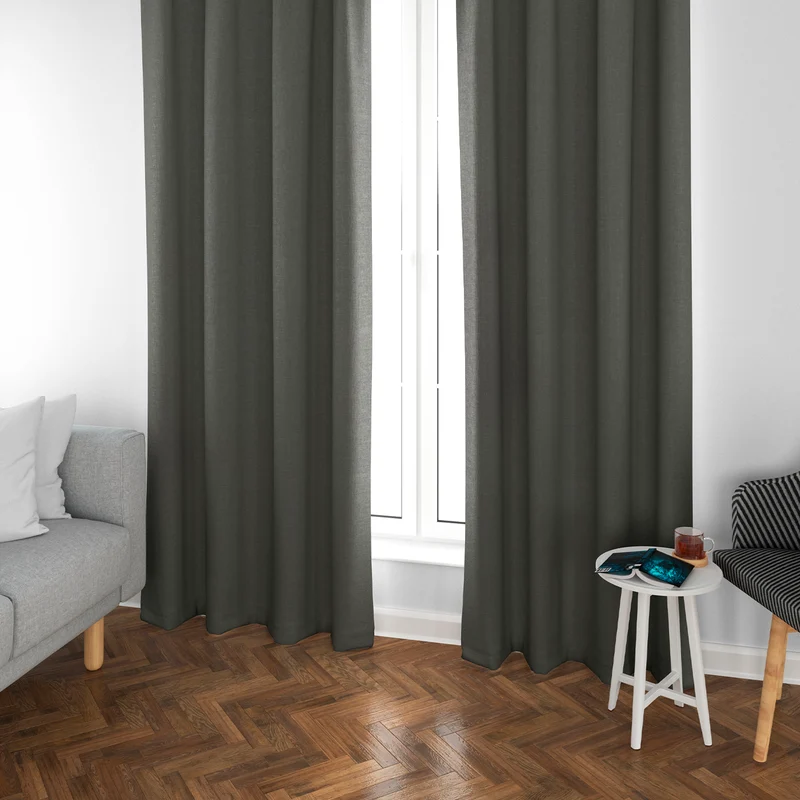 Cortinas Opacas, Blackout, Térmicas Aislantes del Frio y del Calor- Piedra