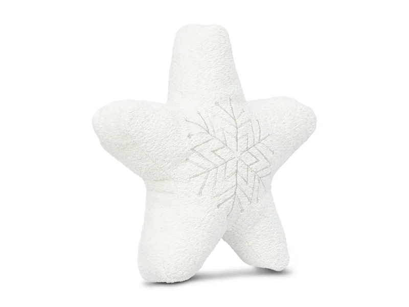 Cojin Navidad Winter Estrella Blanco Forma Pequeño