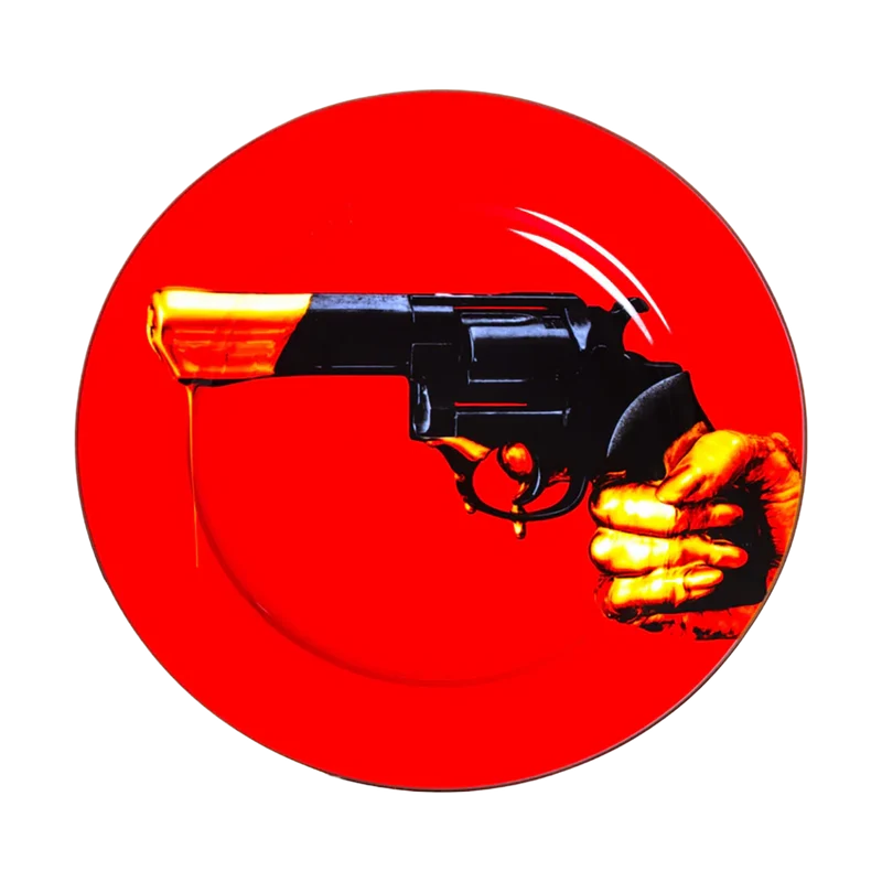 Plato Revolver Gold Border