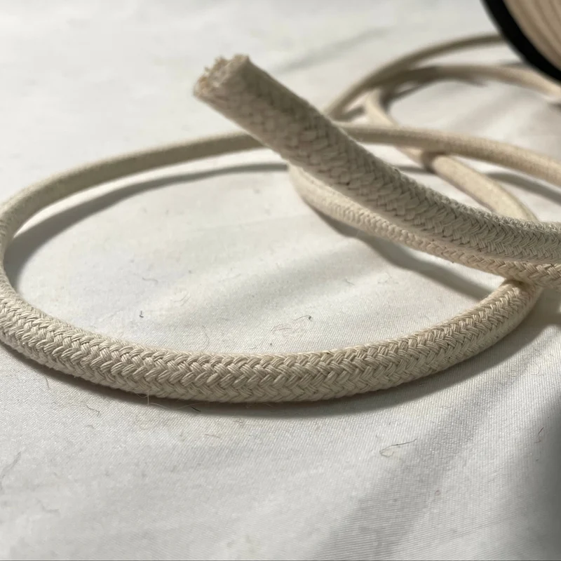 Cuerda de Algodón Trenzado 8mm | Hilo de Algodón 150m