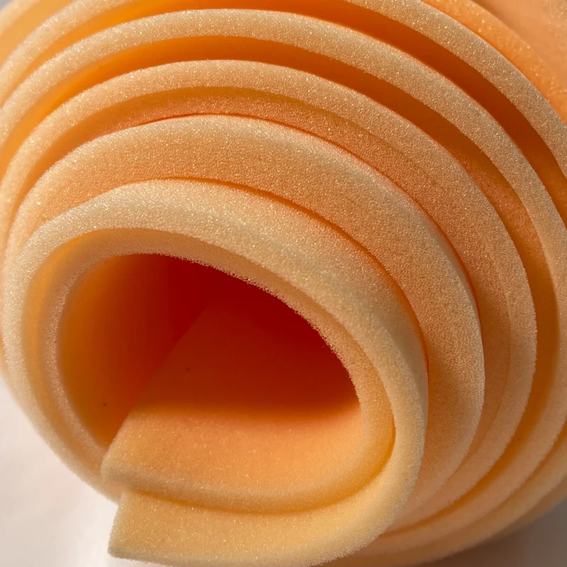 Espuma de Poliuretano 5mm | Espuma para Sofa | Naranja