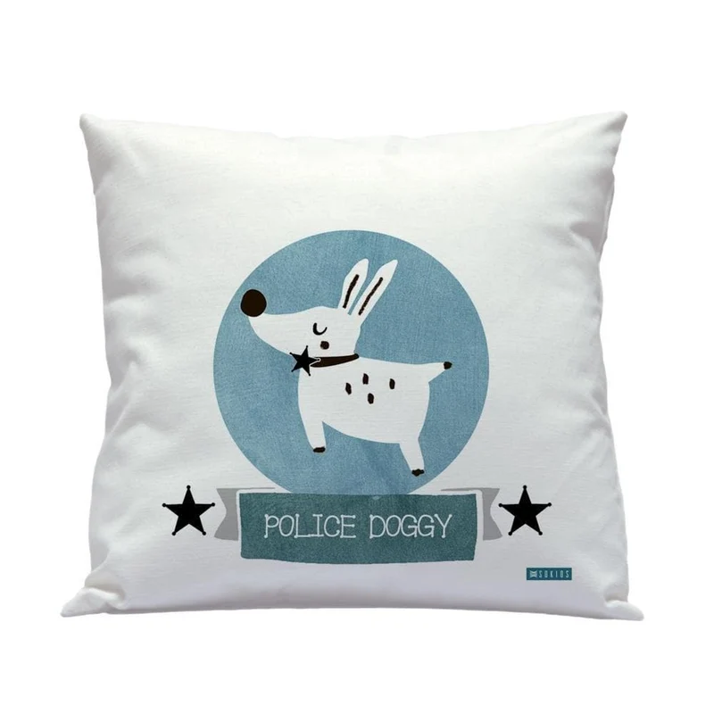 Cojín Infantil Punky Perro Policía 30x30