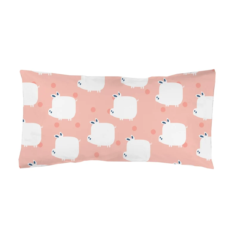 Funda Almohada Infantil Estampada Cerdita