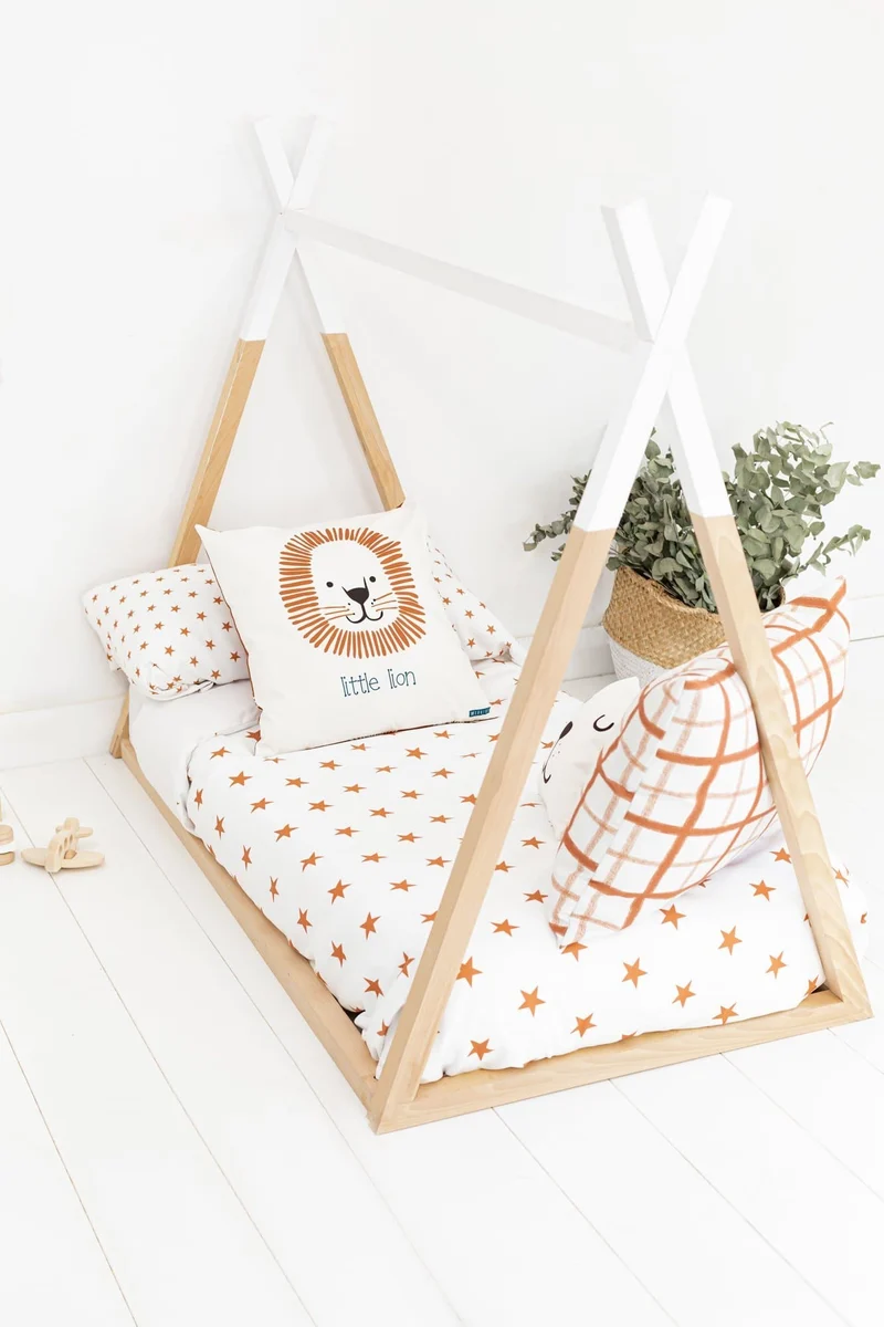 Funda nórdica Infantil Estrellitas Marrones