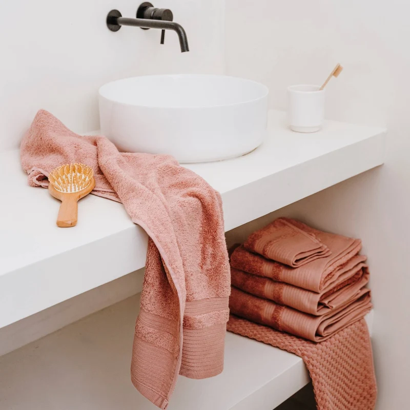 Toalla de baño rizo algodón y bambú Sublim