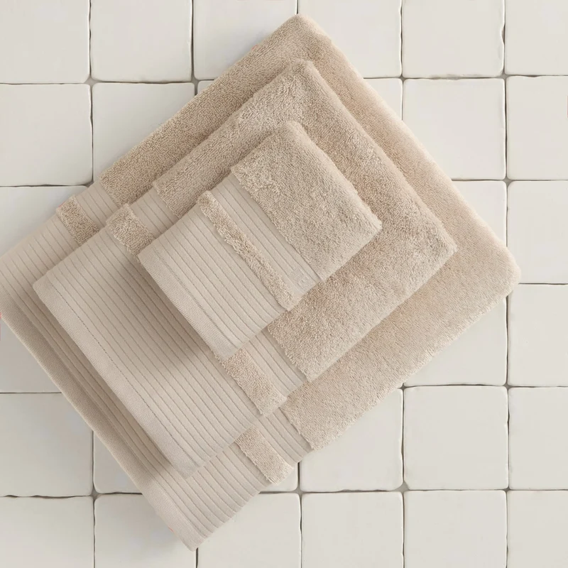 Toalla de baño rizo algodón y bambú Sublim