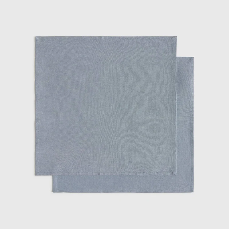 Set de 2 servilletas de algodón y bambú Momabim