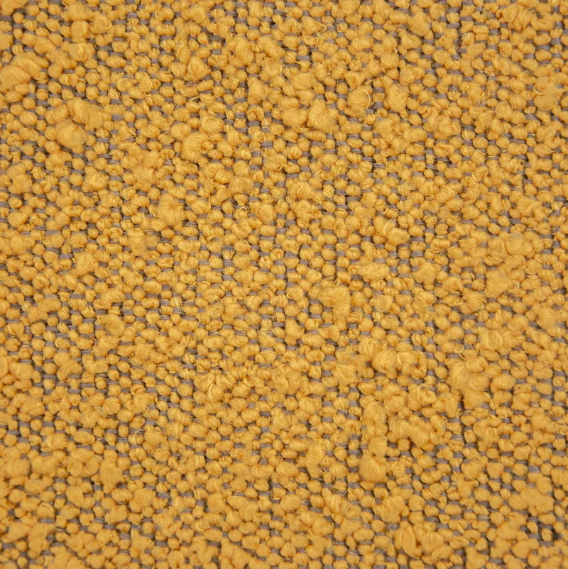 Tela de tejido tridimensional para cojines y tapicería | Scot - Amarillo Mostaza
