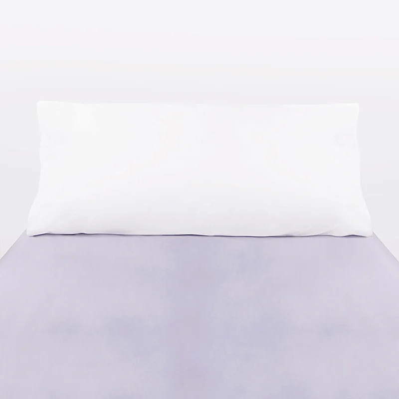 Funda almohada algodón percal 200 hilos blanco