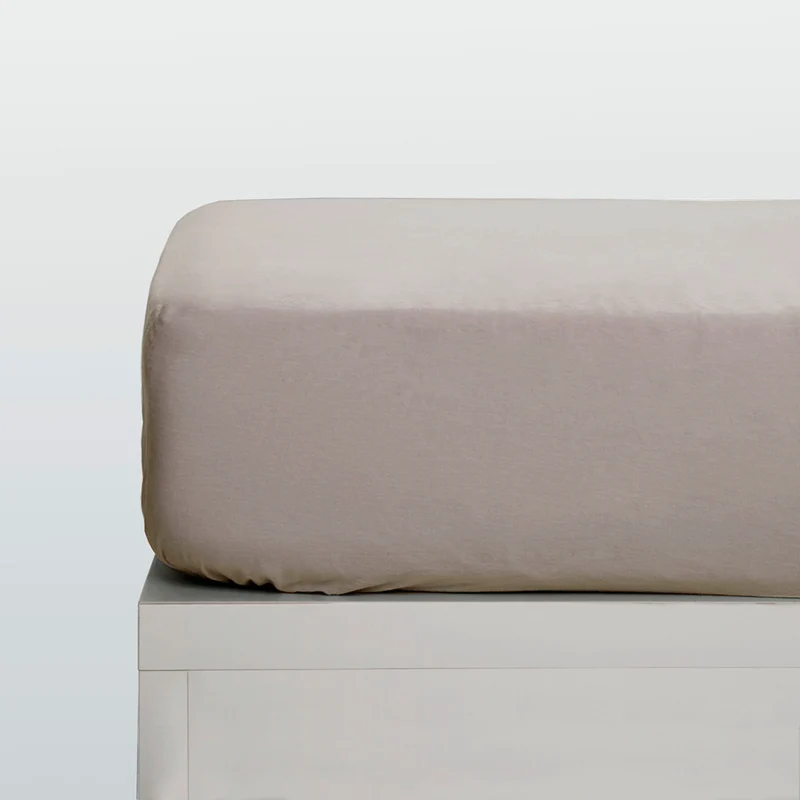 Sábanas bajeras franela beige