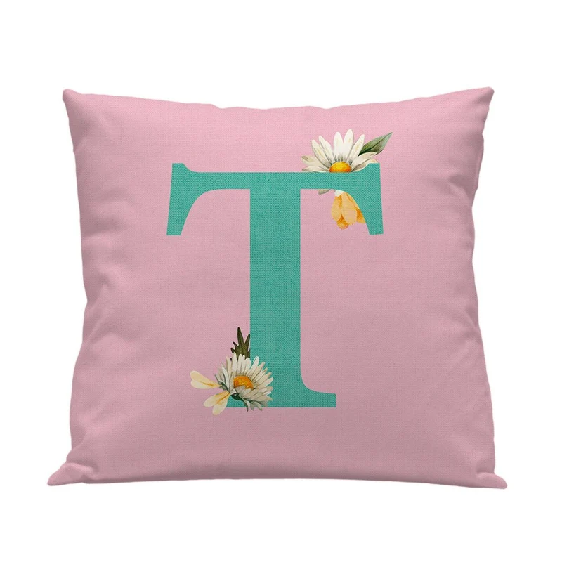 Funda cojín Infantil Letra T