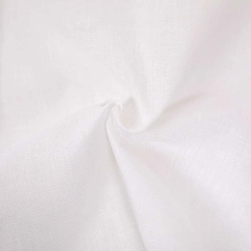 Tela de lino 100% 250 g/m² | 2 m de ancho | Blanco