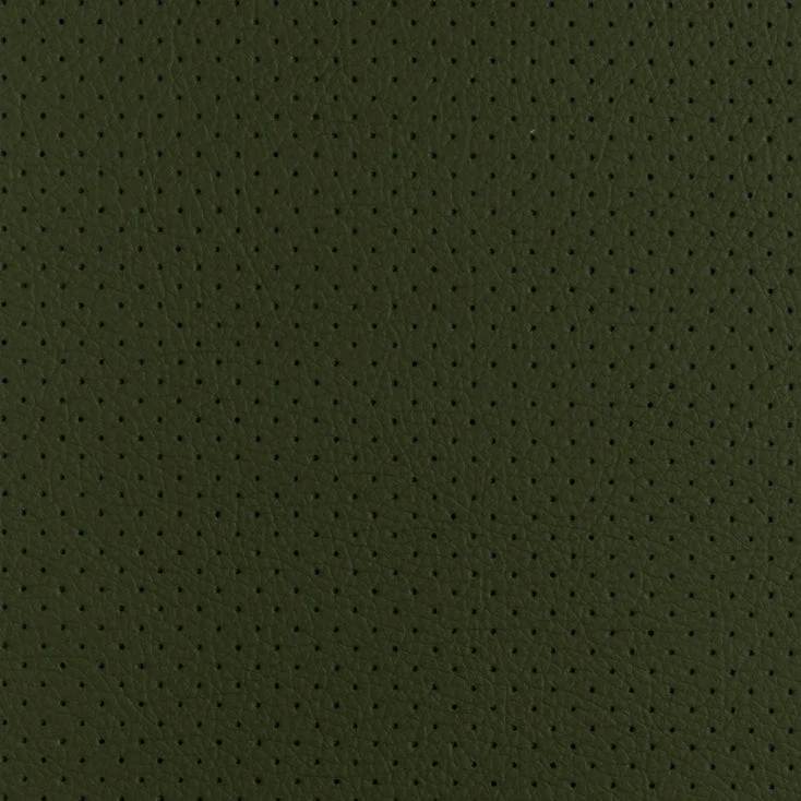 Cuero PU Perforada para Coches | Voyage - Verde militar