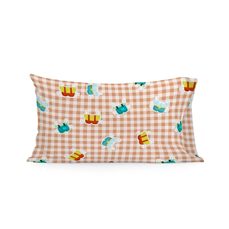 Piggys vichy Funda de almohada 50x75 cm