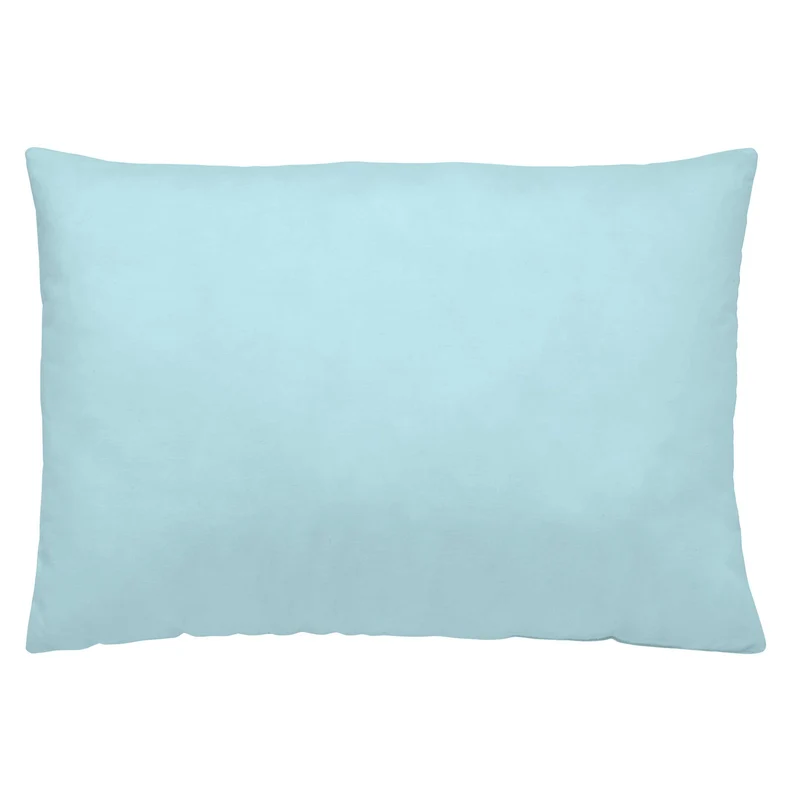 FUNDA DE ALMOHADA 100% ALGODÓN AZUL MAR