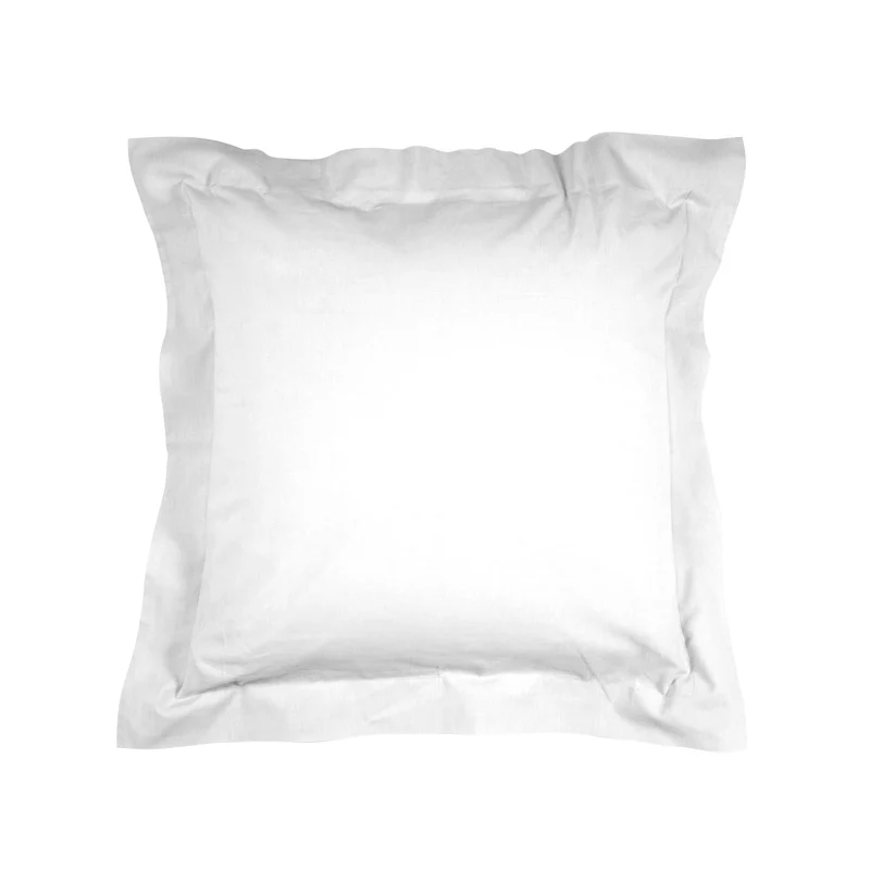 Funda cuadrante Algodón Percal de 200 hilos Blanco