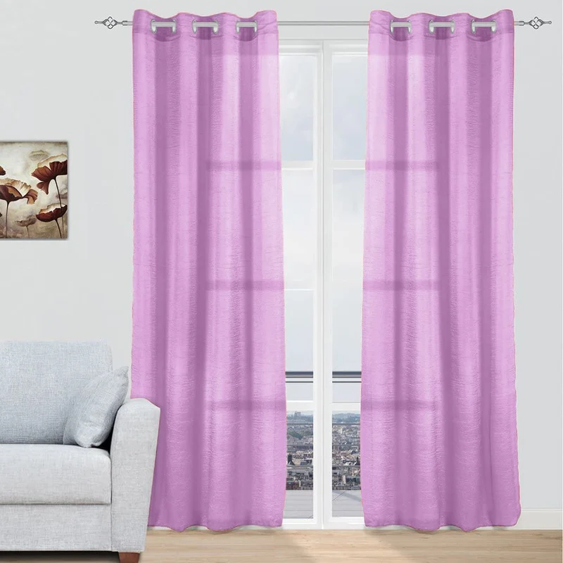 Cortinas modernas translucidas - Lila