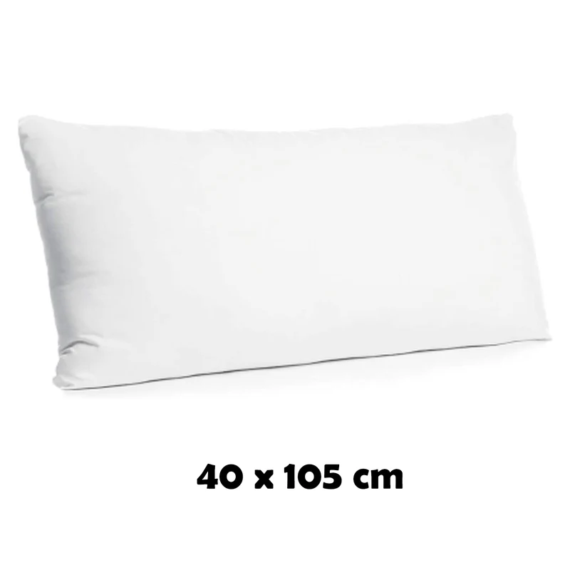 Almohada rellena de fibra hueca - 40 x 105 cm