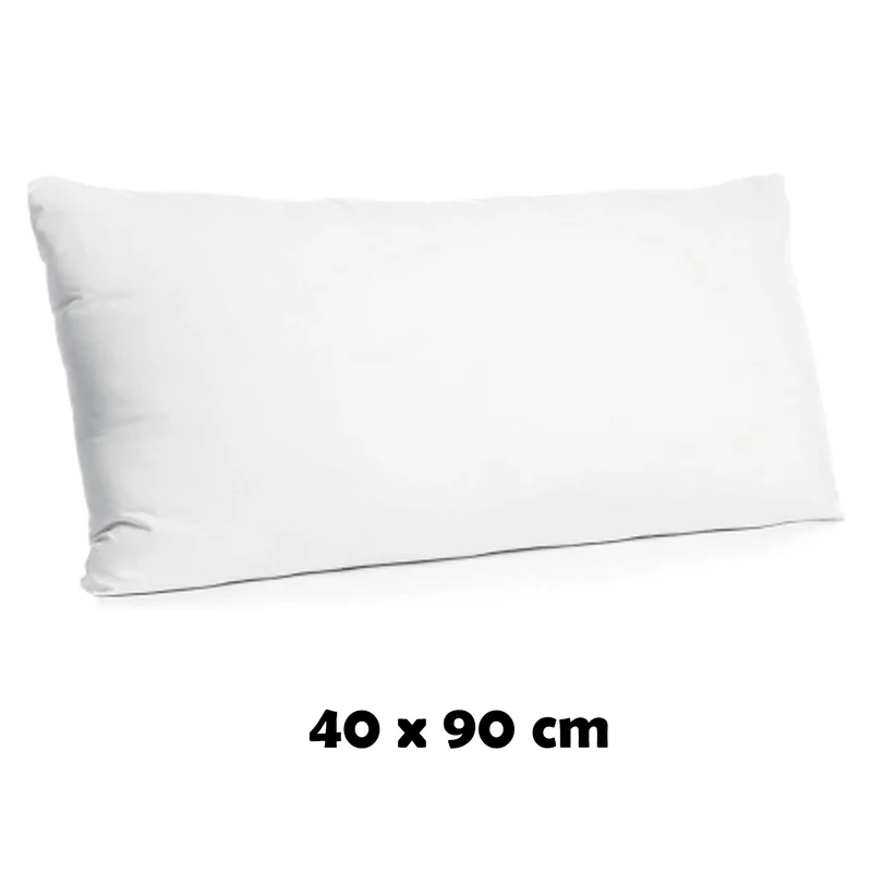Almohada rellena de fibra hueca - 40 x 90 cm
