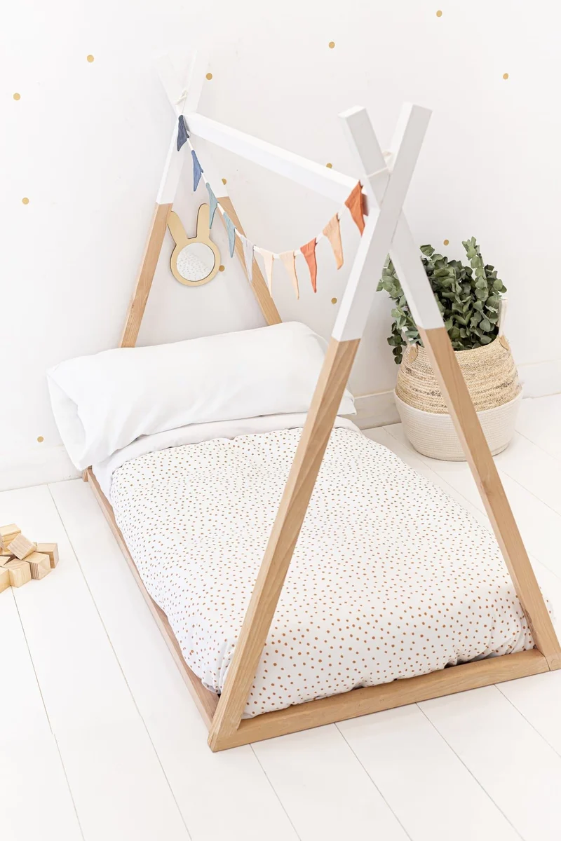 Funda nórdica Infantil Mini Topos Fondo Blanco kids