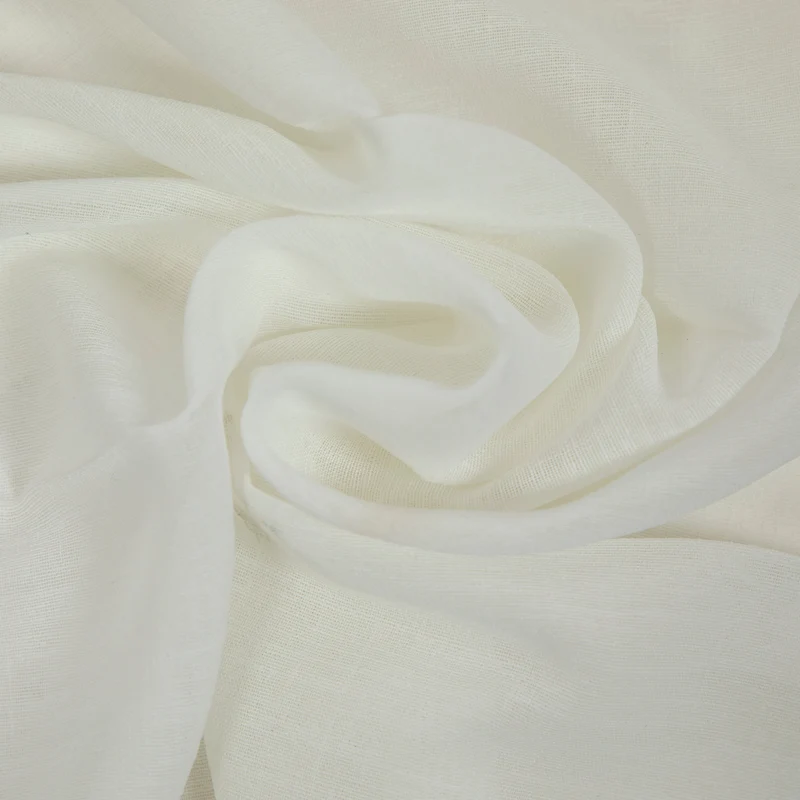 Tela para cortinas con rayas - Blanco