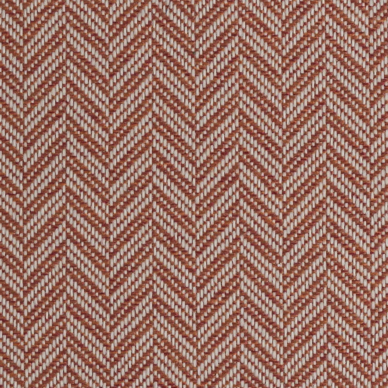 Tela Chevron para Almohadas y Tapicería | Galow - Terracota