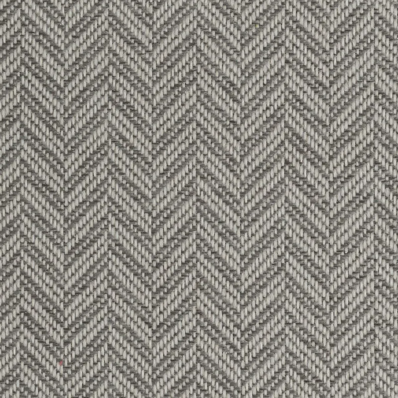 Tela Chevron para Almohadas y Tapicería | Galow - Gris Cemento