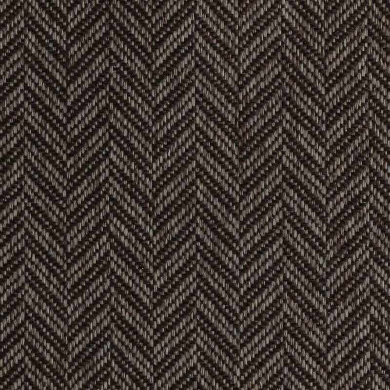 Tela Chevron para Almohadas y Tapicería | Galow - Marrón