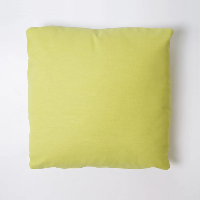 Funda de cojín 43x43 loneta lisa c/pistacho