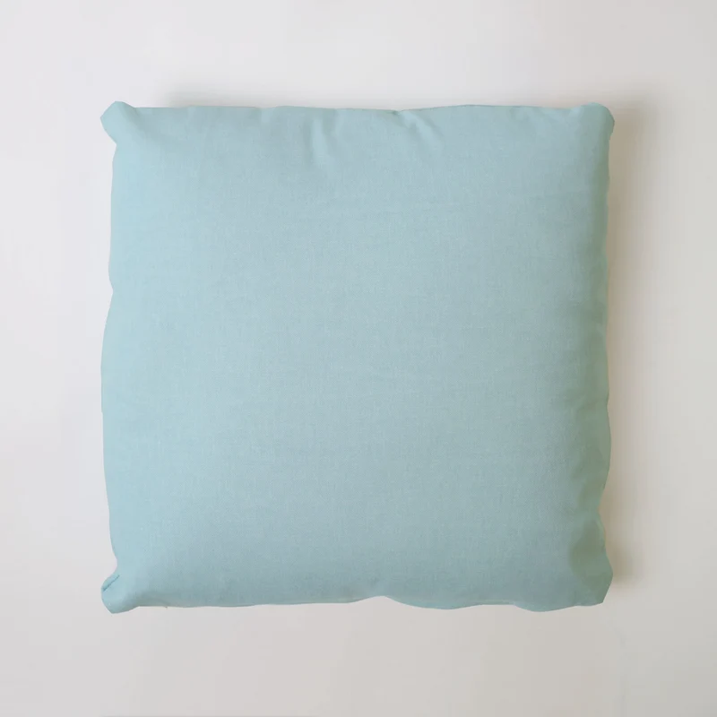 Funda de cojín 43x43 loneta lisa c/acqua