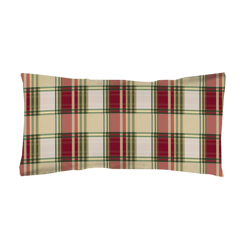Funda Almohada Tartan Cuadros Colección Navidad