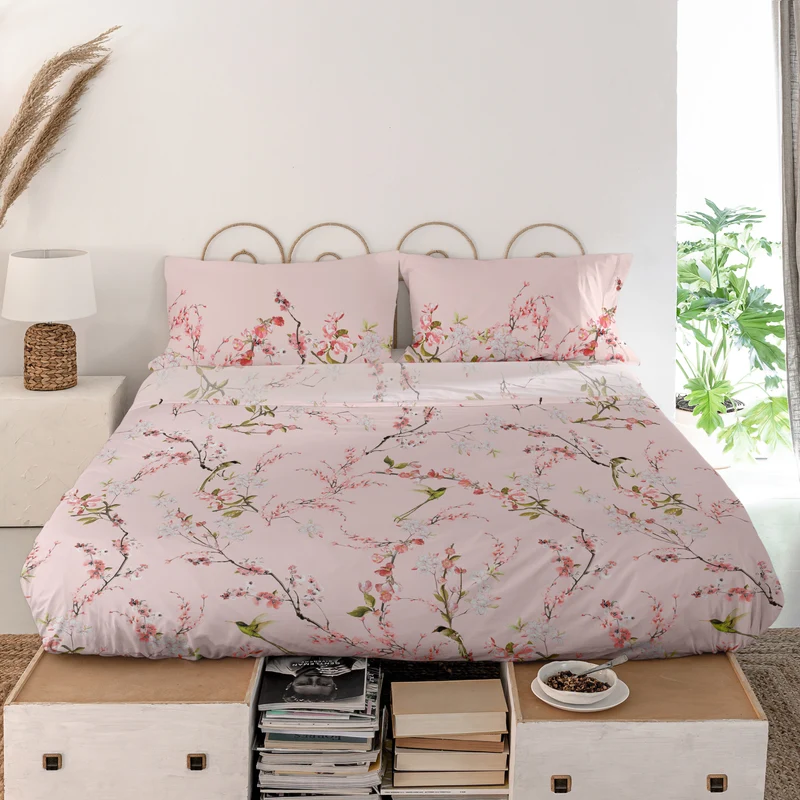 Chinoiserie rose Sábana
