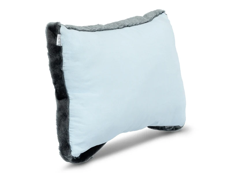 Cojin Navidad Winter Frost Celeste Lumbar