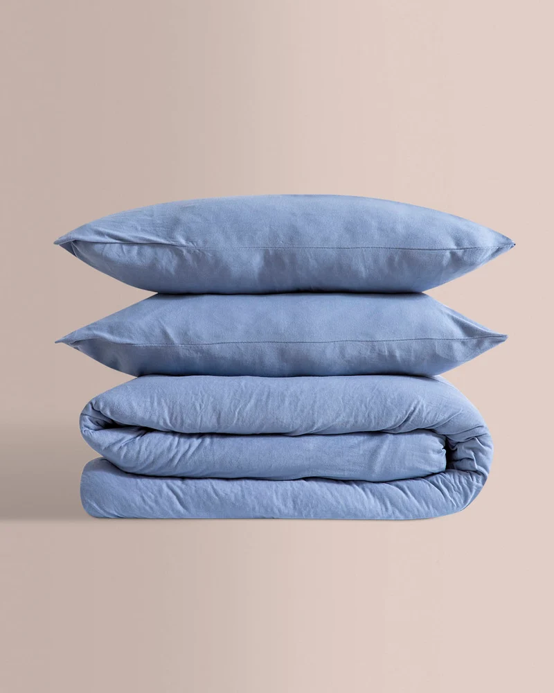 Dúo Nórdico Don Algodon Termoelastic Azul - Set Funda Nórdica + Fundas de Almohada