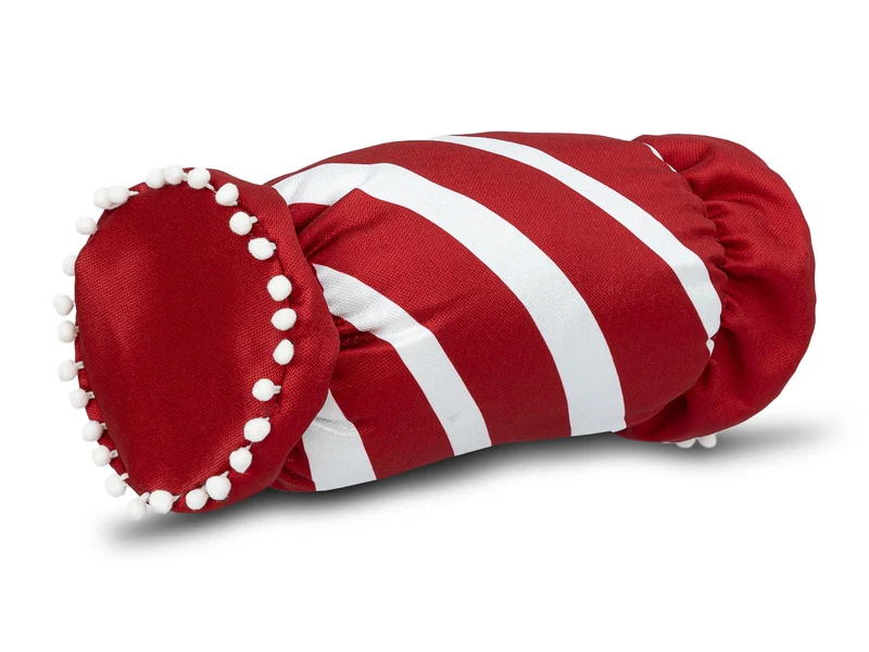 Cojin Navidad Caramelo Rojo y Blanco Forma Pequeño