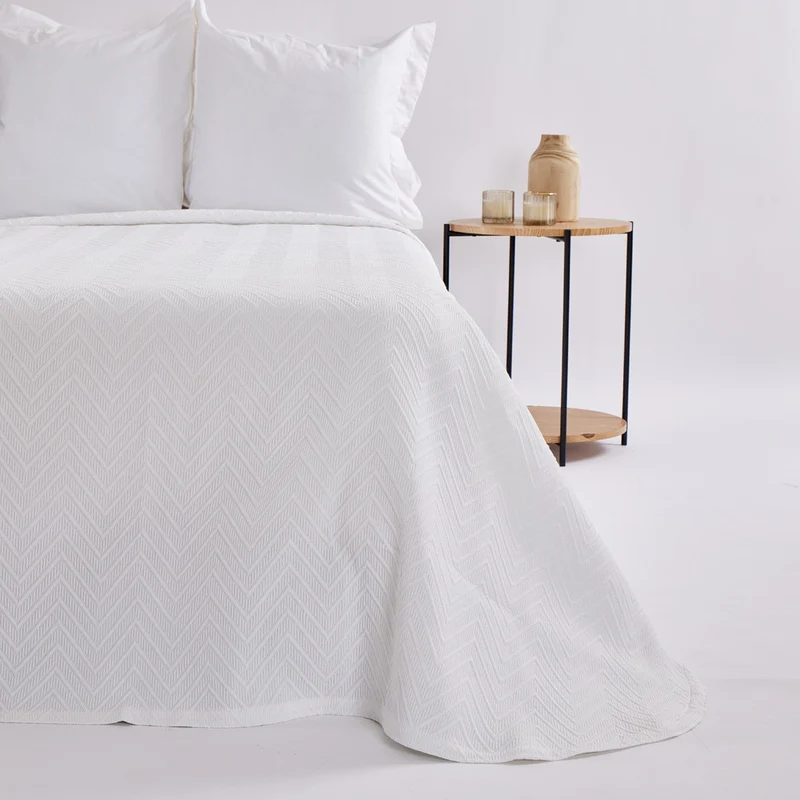 Colcha jacquard 1090 blanco