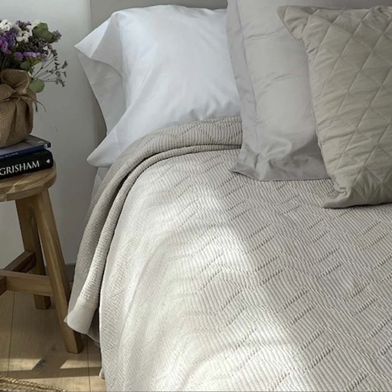 Colcha algodón 1391 beige