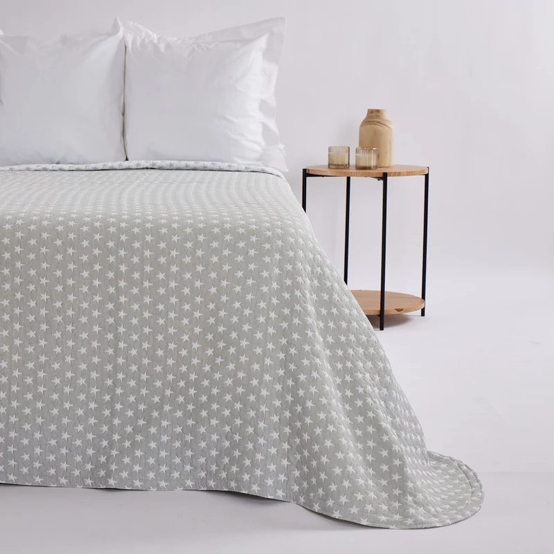 Colcha jacquard 1542 gris